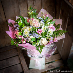 Pink & White Luxury Hand Tied